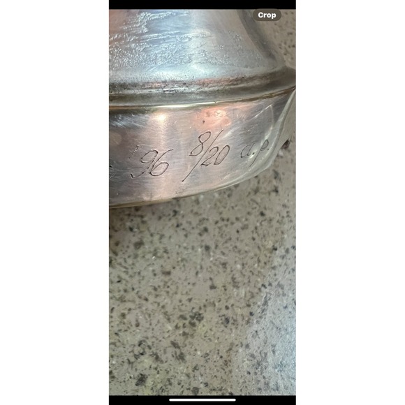 Vintage Brass & Silver Plated Menorah Musical Sankyo Music Box Treble Clef - Picture 9 of 10